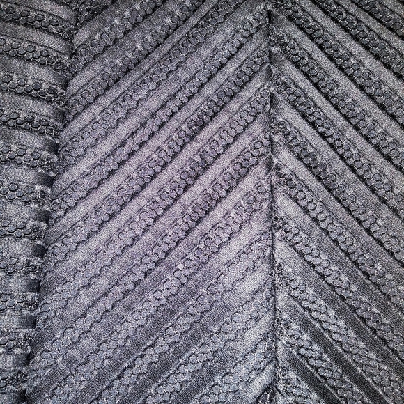 H&M | Black Chevron Pattern Dress Sz 2 - Picture 4 of 4